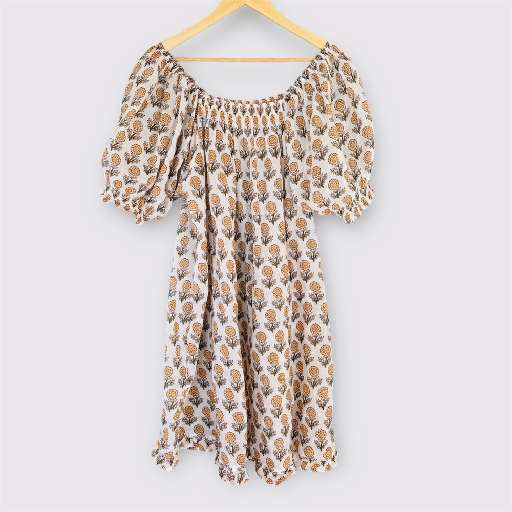 EDDY Sydney Puff Sleeve Mini
Nightgown
Ochre/Dahlia Floral print - Picture 2 of 12
